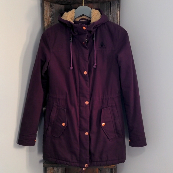 Woods shearling lined winter jacket - Picture 1 of 9